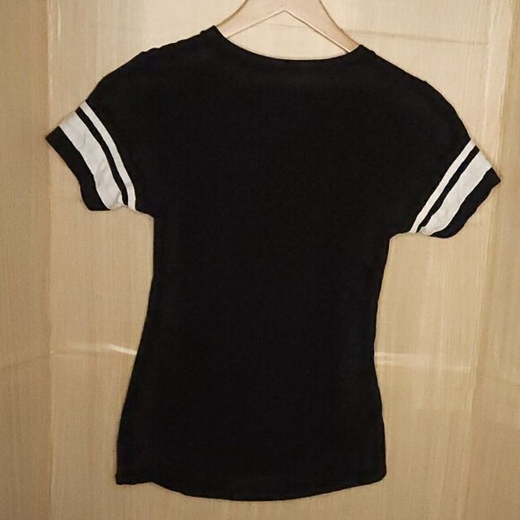 Champion Womens University Of Missouri Black Distressed Look Shirt Medium - Picture 2 of 5